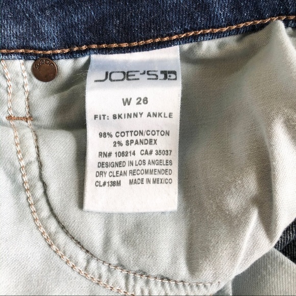 Joe’s Jeans | Skinny Ankle Jeans Size 26 Beckett - Picture 6 of 8